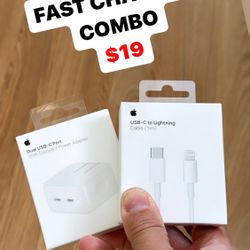 Iphone Fast Chargers 35watts With Cable $19 Combo