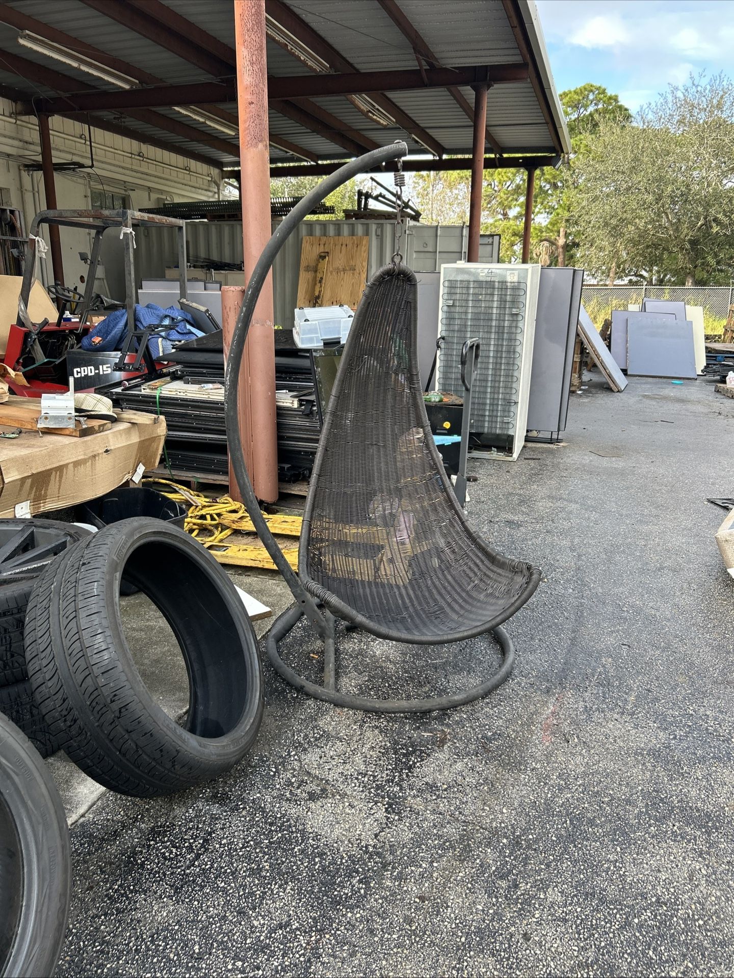 Zen Light Beige Hanging Chair
