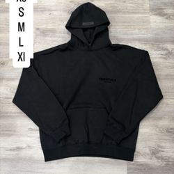 Black Essential Hoodie