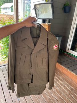 WW2 short waist jacket and pants