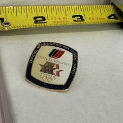 United Airlines Sponsor pin LA Olympics