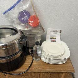 Plates, Veggie Steamers And Other Kitchen Accesorios 