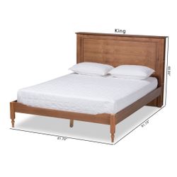 King Platform Bed Frame 