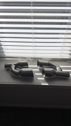 2PCS EXHAUST TIPS