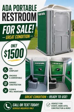 ADA portable restroom FOR SALE $1500