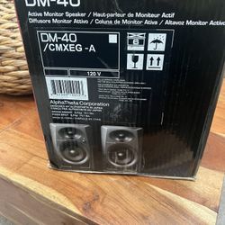 Pioneer Dj Dm-40 Monitor Speakers