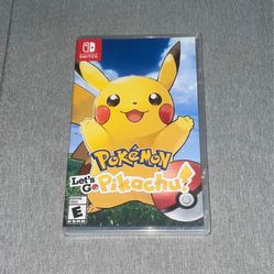 Nintendo Switch Games: Pokemon Lets Go Pikachu!