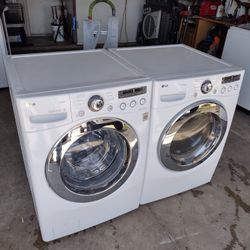 LG WASHER AND ELECTRIC DRYER Large Capacity 