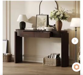 Wood Entryway Console Table