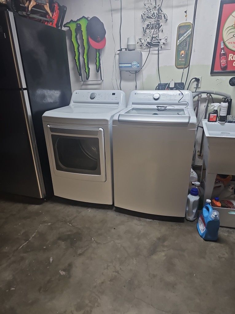 LG washer And ELECTRIC DRYER