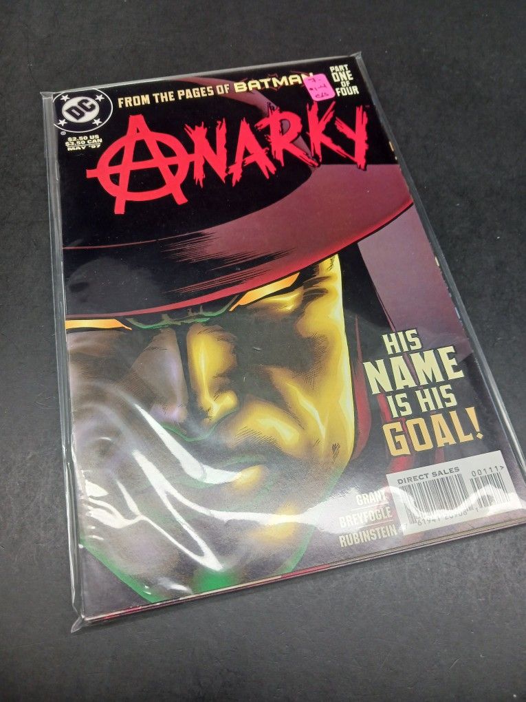 Anarky comic books. #1-4. Complete set.