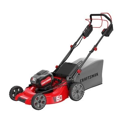 NEW: CRAFTSMAN 60V Lithium Ion Self-propelled 21-in Cordless Electric Mower - $450