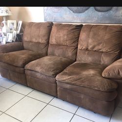 Sofa W  Side Recliner 