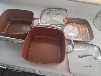 Copper chef pots and pan
