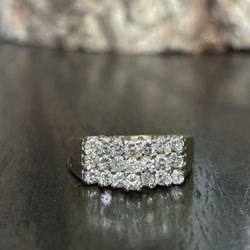 14k Gold And Diamond Ring