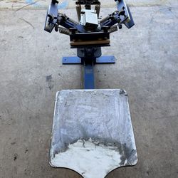 4 Color Screen Printing Press