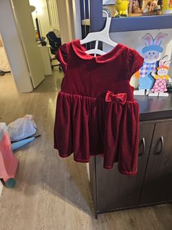 RED DRESS 12-18 M