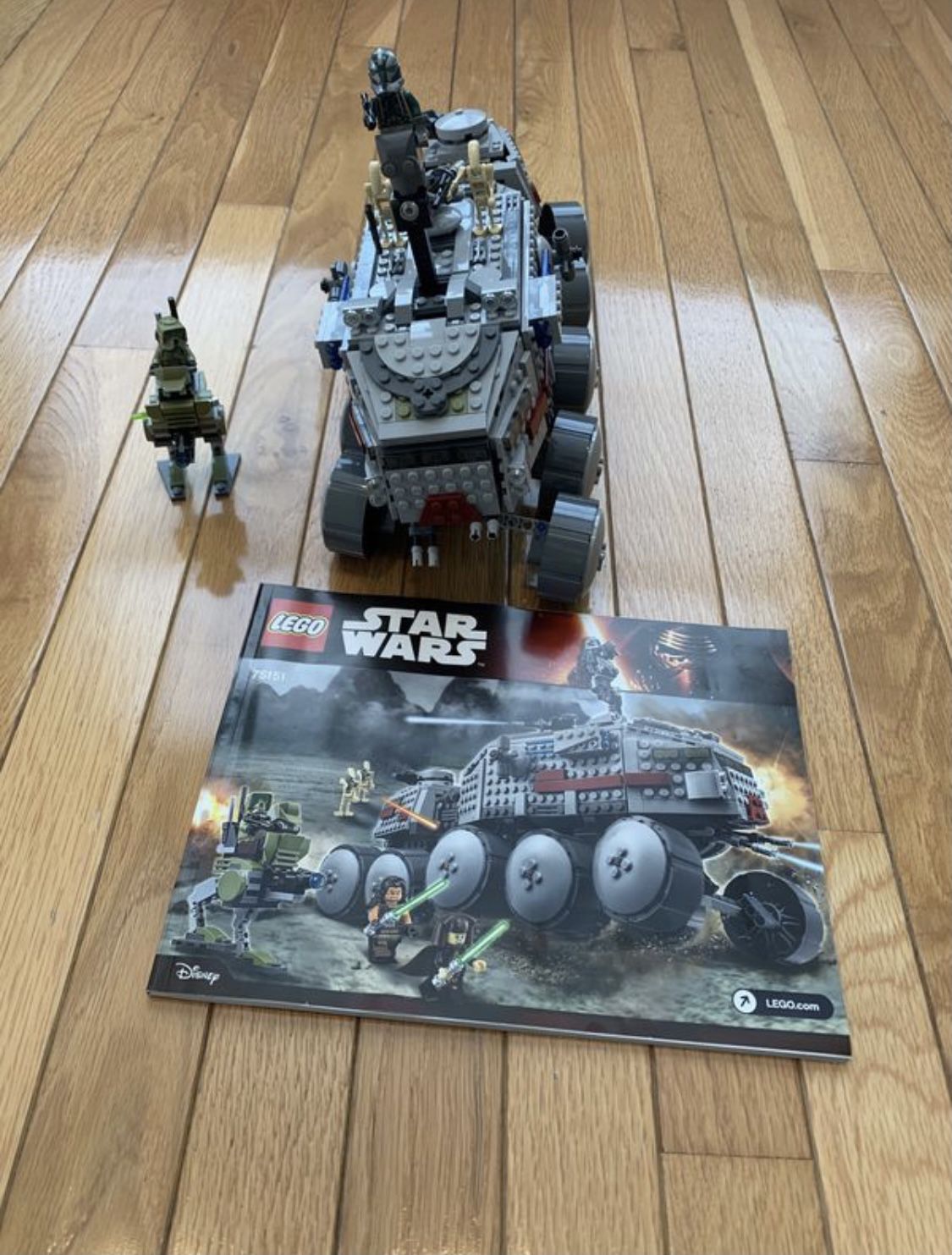 LEGO set: clone turbo tank few pieces missing