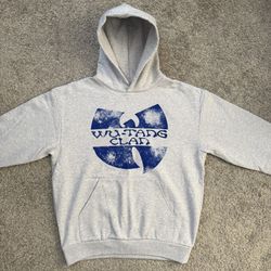 🔴Wu-Tang Hoodie Size Large WuTang Clan Sweater Gray Rza Gza