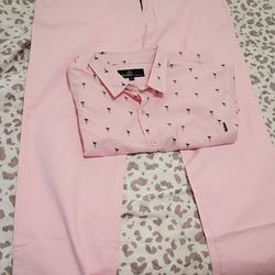 Pink Pants and Shirt