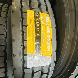 11r22.5 16-ply BRAND NEW LANDGOLDEN DRIVE TIRES 🛞- WE FINANCE 