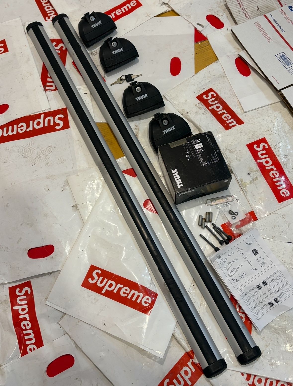 Mazda Complete Built In THULE ROOF RACK SYSTEM Mazdaspeed Cx5 Cx7 Cx9 3 6 Rails