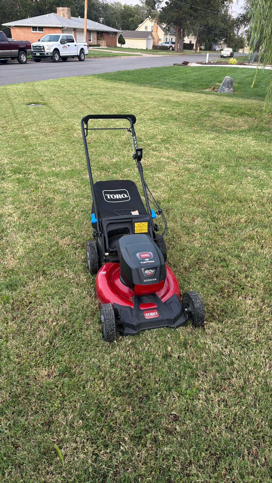 Toro 60 Volt Electric Lawn Mower - Lightly Used