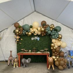 Safari Decor, Safari Decoration , Balloons Garland , Baby Shower Decor 