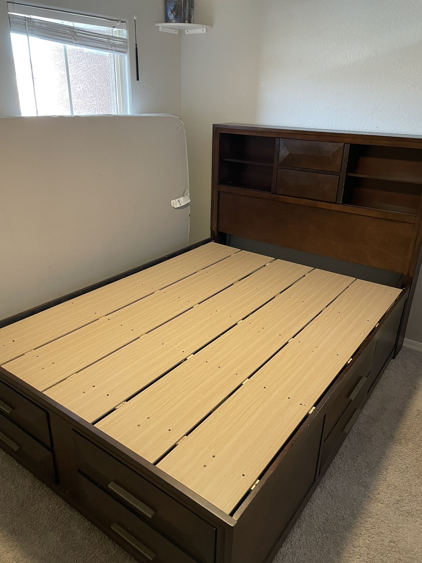Captain Style Queen Bed
