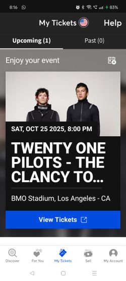 21 Pilots Tickets