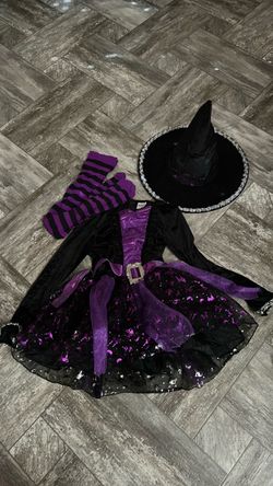 Kids Witch Halloween Costume Set medium