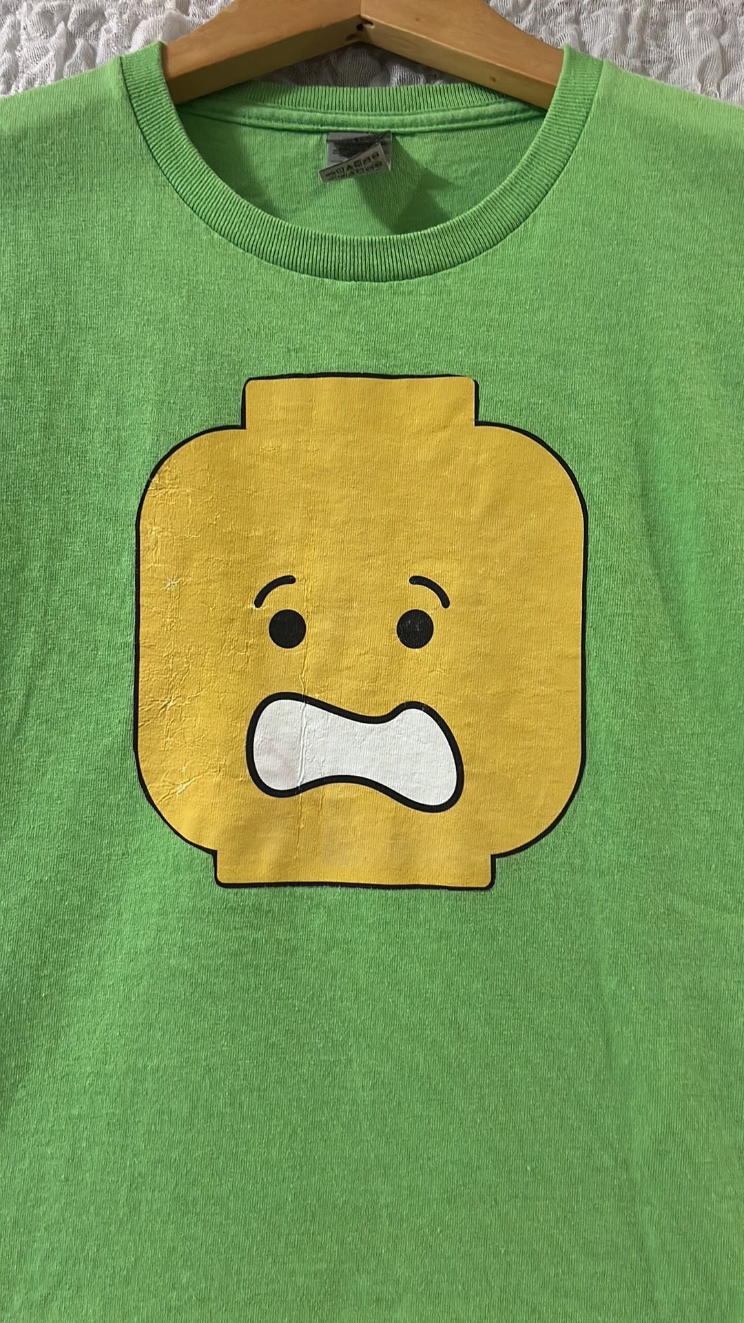 Green LEGO Kids T-Shirt, Gildan Heavy Cotton, Size: Medium