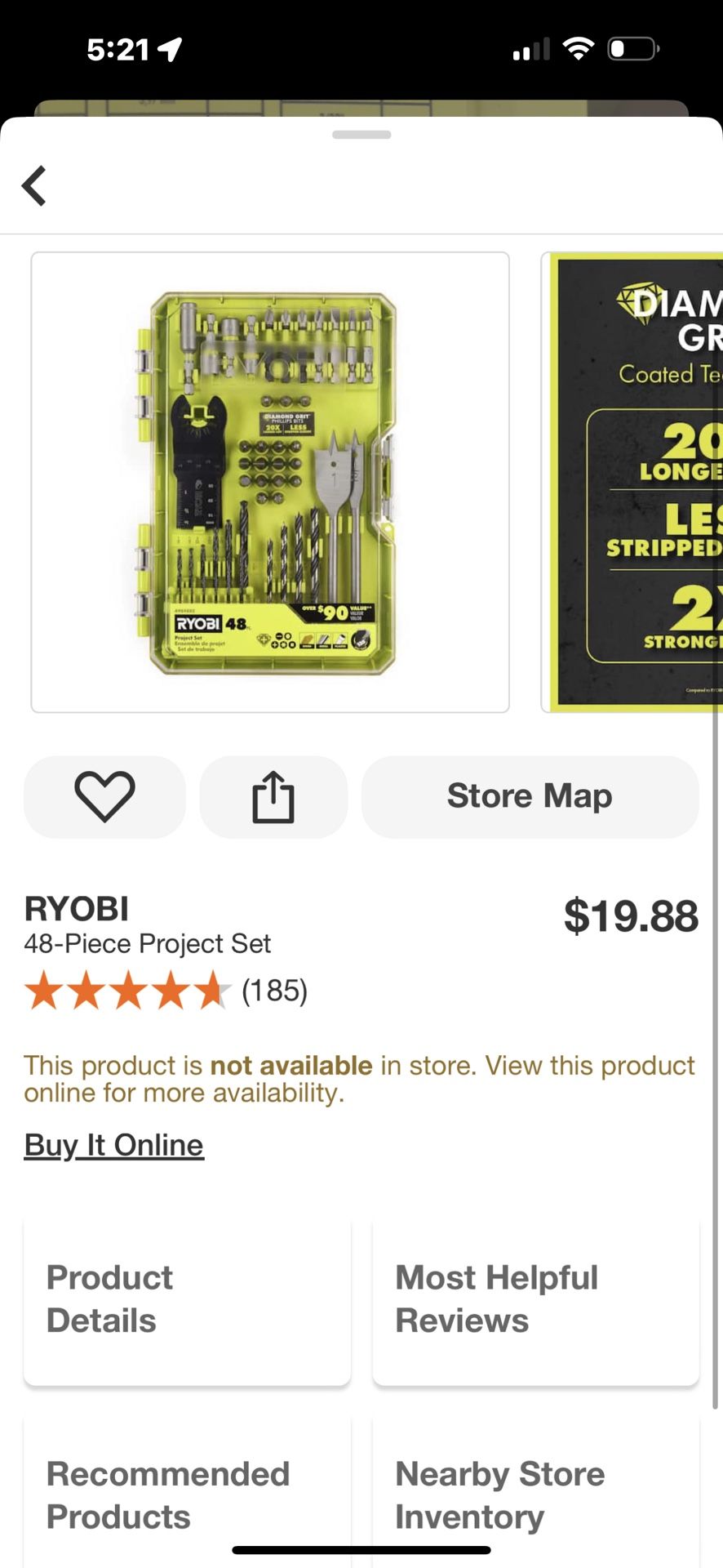 RYOBI 48-Piece Project Set A984802 - The Home Depot