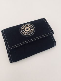 High quality authentic black Kipling wallet - unisex