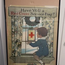 American Red Cross Frames Original Print 