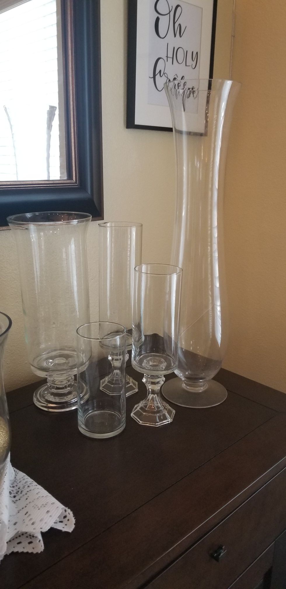 Glass Vases various sizes