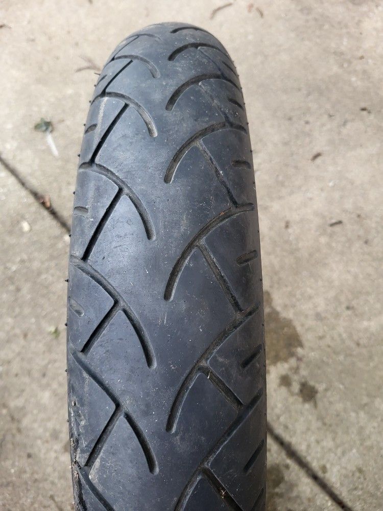 Used Motorcycle Tire Metzeler 110/90/18