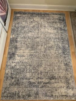 Washable area rug (4x6 ft)