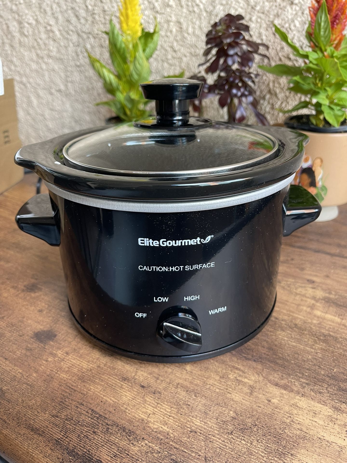 Brand New Electric Slow Cooker Ceramic Pot - Elite Gourmet MST-250XB