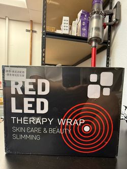 Cordless Infrared Red Light Therapy Massage Belt with Heat and Vibration