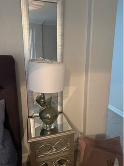 Table and lamp