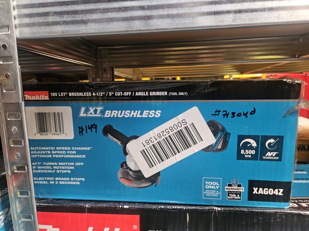 Makita
18V LXT Lithium-Ion Brushless Cordless 4-1/2 in./5 in. Cut-Off/Angle Grinder (Tool-Only)