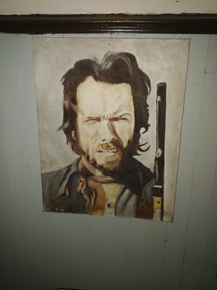 Clint Eastwood Painting 