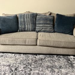 Grey Couch 2 Piece Good Condition 