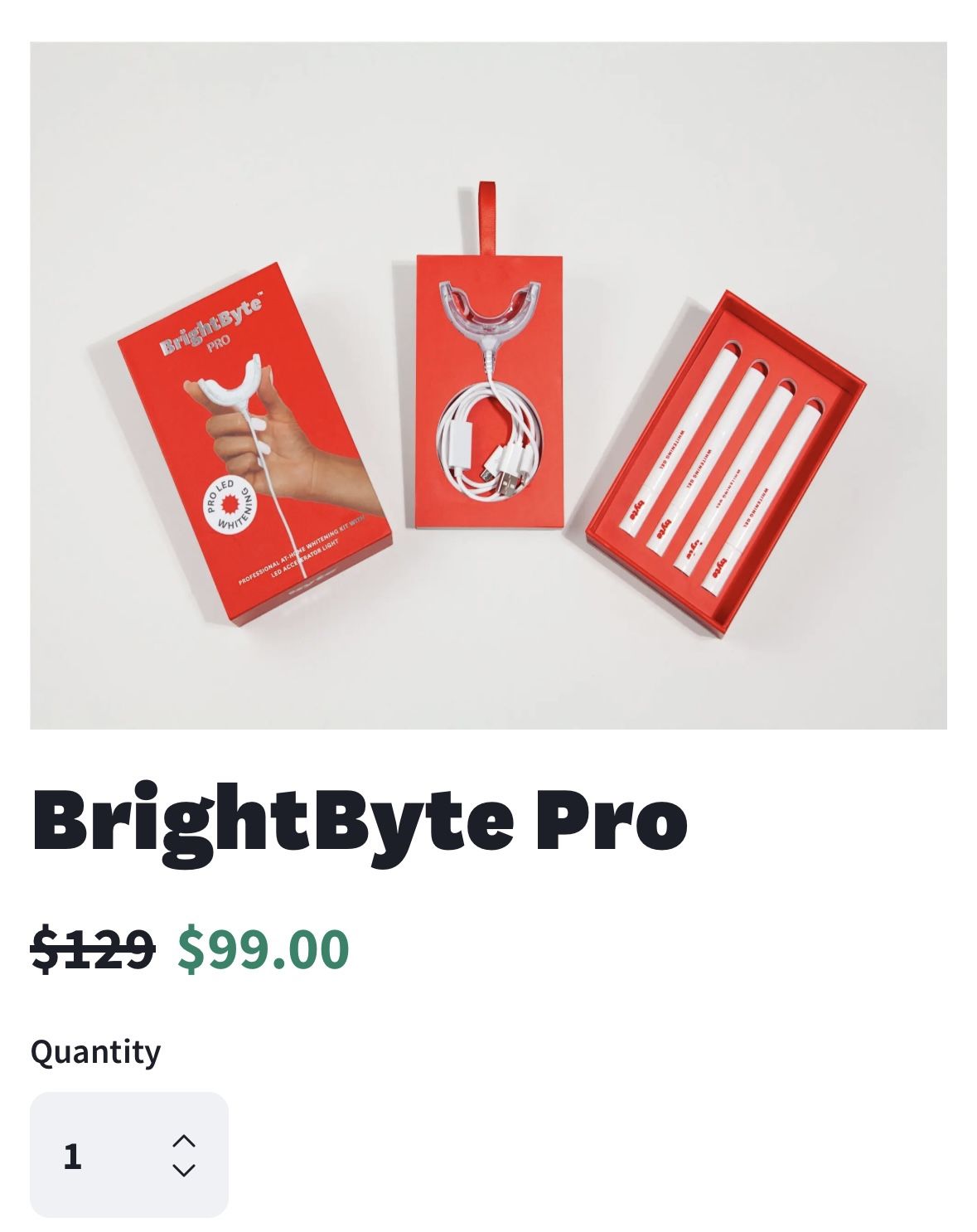 BrightByte Pro LED Whitening Kit