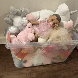 Full Box Of Stuffed Animals For Sale