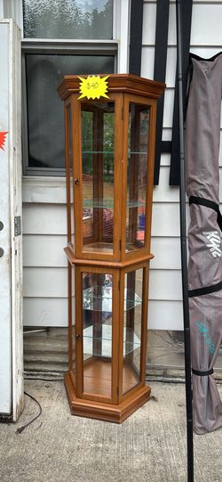 Curio Cabinet with Lights