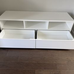 TV Stand. White  