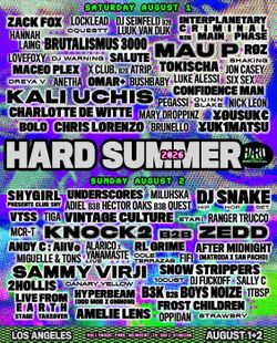 Hard Summer 2026 2-Day GA Wristband (general admission)