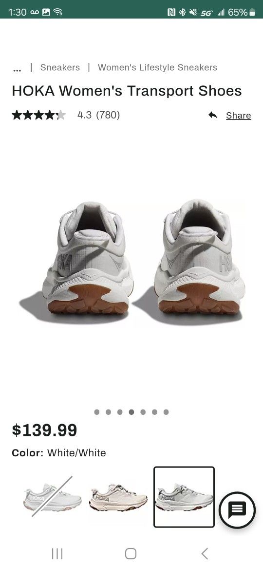 Hoka Shoes Size 6.5 $100, Now $95